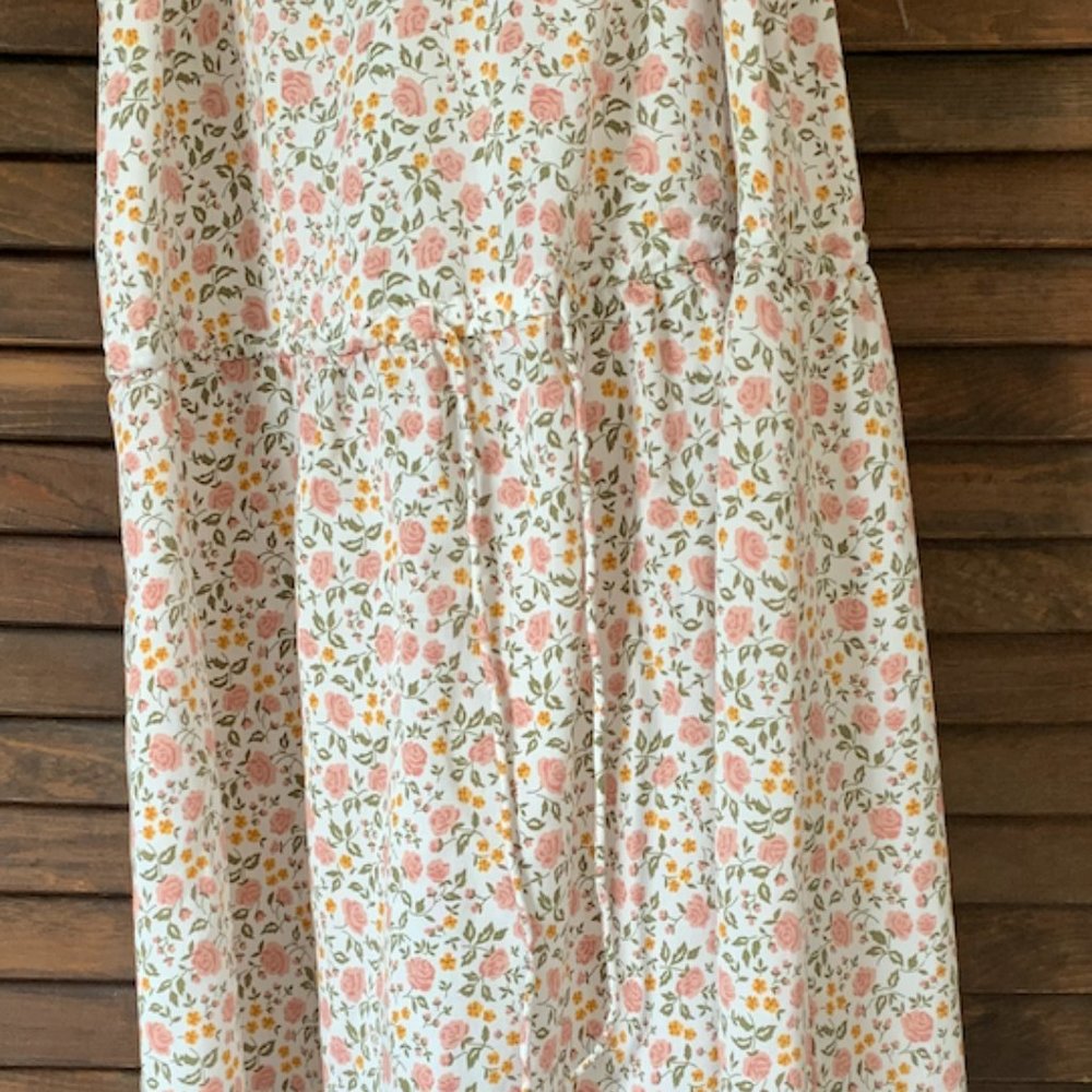 Sweet-like-sugar Reformation tea-length dress